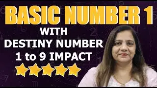 Basic Number 1 &ndash; Impact with Destiny Numbers 1 to 9 | 81 combination part 1