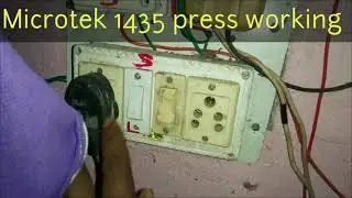 Microtek 1435 solar inverter press testing
