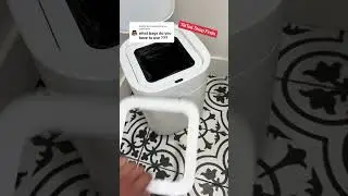 Upgrade your space with these trash bags! #trashcan #smarttrashcan #viral