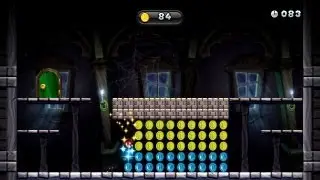 New Super Mario Bros. U - Challenges: Ghost House Coin Curse (Wii U)