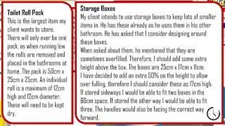 iGCSE DT Folder Guide - Task 6   Storage Requirements Research