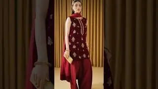 Designer velvet dress designs 2025#velvet #velvetdressdesigns #embroidery #shortsfeed #viralvideo