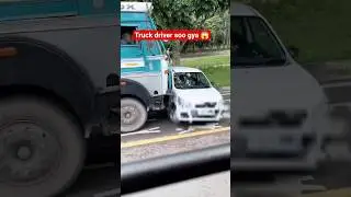 Live Accident #accidentnews #live #truck #smashed #car #carelessdrivers