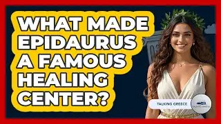 What Made Epidaurus A Famous Healing Center?