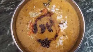 Niramish Dal Fry|Dal Fry Recipe|নিরামিষ ডাল ফ্রাই|@bhojonghor