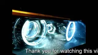 BMW E60/61 5 Series M5 Custom HID Angel Eyes! INSANELY BRIGHT! ERROR FREE!!