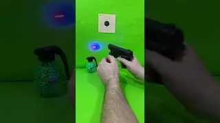 BB GUN WITH LASER AND LAMP! SHOOTING🎯 #toys #toy #gun #airgun #guns #airsoft #army #bb #shoot