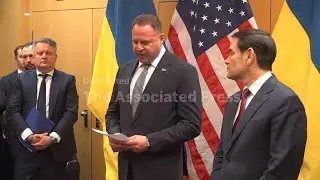 Top Ukrainian official gives update on peace plan talks with Rubio being held in Geneva