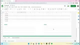How to Make Schedule on Google Sheets