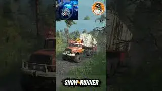 SnowRunner - Truck Haul Multiple Container #snowrunner #shorts #logitechg29 #gameplay #steeringwheel