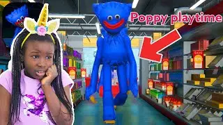 I FOUND HUGGY WUGGY IN A SUPERMARKET -EVIL PLUSH TOY HORROR GAMEPLAY