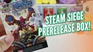 Opening a Steam Siege Tournament PRERELEASE Kit! | Pokemon Cards