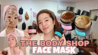 THE BODY SHOP HIMALAYAN CHARCOAL MASK + BRITISH ROSE PLUMPING MASK // DEMO | ChrissyMarie ♡