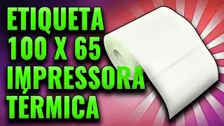 Etiqueta 100x65mm 10x6,5cm Couche, BOPP, T&eacute;rmico, Poli&eacute;ster para impressora Zebra, Argox, Elgin