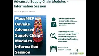 Advanced Supply Chain Modules Information Session