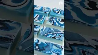 How to make Dustpan Designs Soap!#shorts    #soapmaking