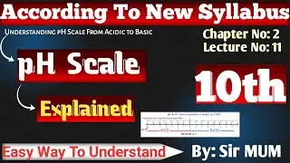 Understanding pH Scale | Definition, Calculation and Importance & Measurements@ChemistryClass-9-10