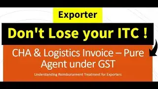 90% Exporters Don't Know This Crucial CHA GST Invoice Hack to Save Big