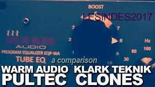 PULTEC CLONE COMPARISON // WarmAudio EQP // KlarkTeknik EQP // Elektron Analog Four