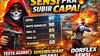 🔥 ESSA SENSIBILIDADE BUGOU O FREE FIRE 😱🔥 SÓ CAPA!