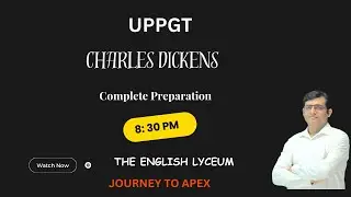 MISSION UPPGT  ENGLISH LITERATURE  I CHARLES DICKENS- MCQs MARATHON I DR. J. K. TIWARI