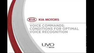 35. Voice Commands: Conditions for Optimal Voice Recognition