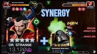 MCOC | DR. STRANGE  Synergy: INFAMOUS IRON MAN | Kabam| contest of champions |