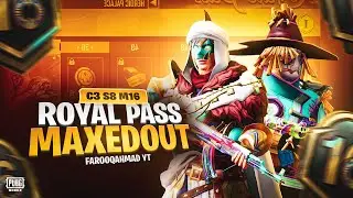 C3S8 M16 RP Maxing out | 10 Royal Pass Giveaway | 🔥 PUBG MOBILE 🔥