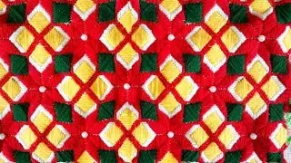 Bhorat ason design-sundor flower ason selai-hand embroidered