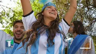 LIVE: Fans GATHER in Mar de Plata fan zone for Argentina's World match AGAINST rival Mexico