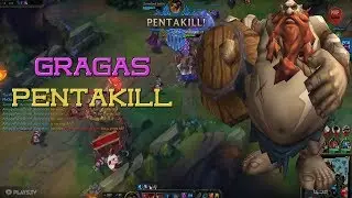 Gragas 1v5 Pentakill Montage 2017 [ LOL MHP GAMING ]