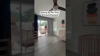 Setting Up The Twins Bedroom/Playroom P.2 #twinmom #toddlerroom #toddlermom #twintoddlers #playroom