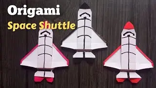 Easy Origami Space Shuttle - Origami Paper Space Ship - Origami For Beginners