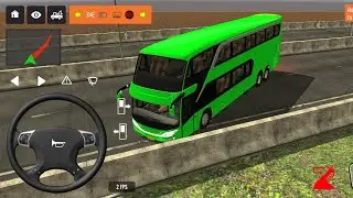 Part- 341 NEW Coach bus simulator ||🌟 Indonesia bus #bs #game #simulator #lkgamer