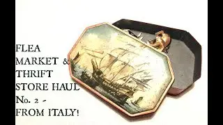 Italy Thrift Store & Flea Market Haul Video - Selling on Etsy & Ebay- Vintage Haul Tips and Tricks