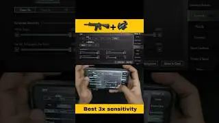 🔥3x Zero Recoil sensitivity | 3x no Recoil Spray | 3x Zero Recoil Sensitivity with Gyroscope
