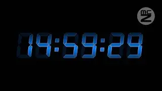 🔷 15 Minute Countdown Timer | Digital Blue Clock | Focus & Study Timer &ndash; McZerrill
