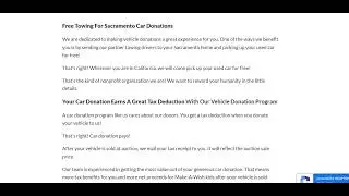 Donate Your Car Sacramento California | Al Hadi Mobiles