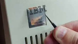 How to fix the IBM logo on an IBM 5150