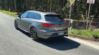 Seat Leon Cupra ST 4drive Hurricane exhaust.