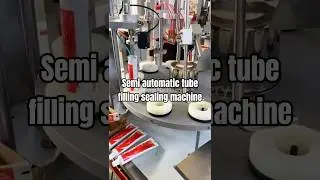 Semi automatic tube filling sealing machine #tubefillingmachine