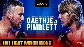 UFC 324 Live Fight Watch Along Justin Gaethje vs Paddy Pimblett