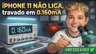 iPhone 11 nao liga - Travado em 0,160mA #resolvido