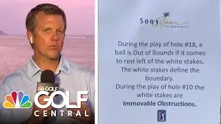 PGA Tour меняет границы на 18-й лунке на Sony Open на Гавайях | Golf Central | Golf Channel