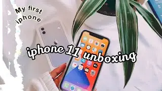 Unboxing iphone 11 💜📦🍎 2021 + accessories ✨🌸