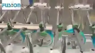 Skirting PVC board line bending by hot melt Adhesive Wrapping Woodworking Machine