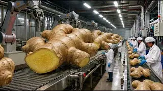 The Largest Crystallized Ginger Factory | From Fresh Ginger to Sugar-Coated Crystallized Ginger