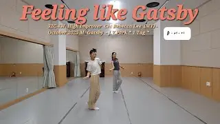Feeling like Gatsby Linedance demo #High Improver #박진영 #춤ㆍ서ㆍ이 #어디서든 #kpop #dance #J.Y.P #즐춤
