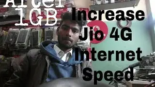 JIO-4G SPEED INCREASE AFTER 1GB bb ki || BIDI GANG