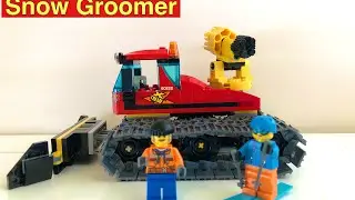 Lego City 60222 Snow Groomer Speed Build